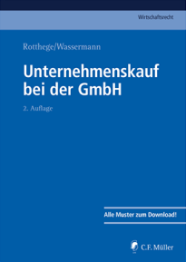 Cover Unternehmenskauf bei der GmbH
