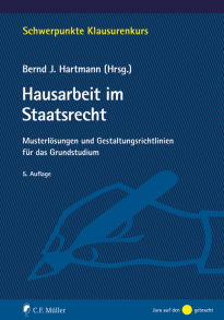 Cover Hausarbeit im Staatsrecht
