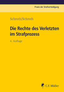 Cover eines Buchs aus der Reihe Praxis der Strafverteidigung