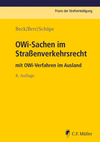 Cover OWi-Sachen im Straßenverkehrsrecht